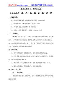 白桦林居外墙外保温施工方案