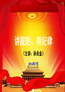 讲规矩有纪律-专题研讨会