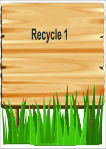 PEP四年级英语下册recycle1