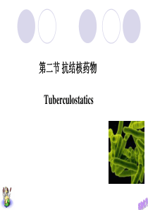 药物化学人卫版第九章抗结核药物.