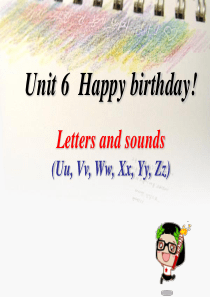 新版人教版小学英语三年级上册Unit6-第3课时-A-letters-and-sounds