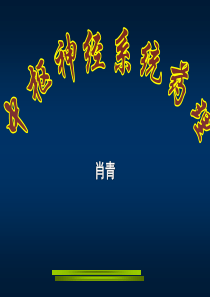 药理学第三编-作用于中枢神经系统的药物.