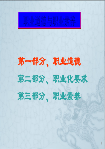 职业道德与职业素养概述(PPT-50页)