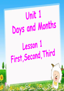 Lesson-1-First--Second--Third课件