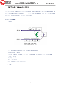 详解单元生产CELL的三种类型