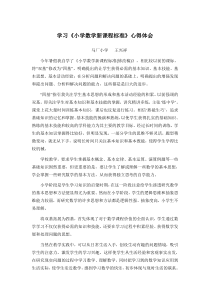 课程标准学习心得