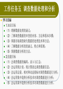 调查数据处理和分析