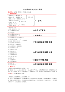 西方政治学说史复习资料