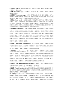 解剖考试重点
