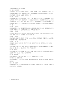 胡壮麟语言学教程笔记重点