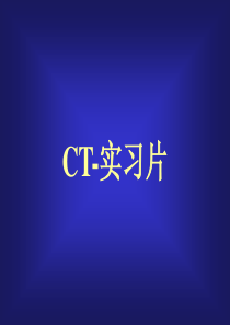 脑病CT-实习片.