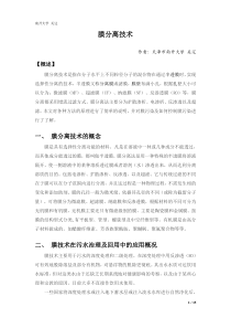 膜处理技术