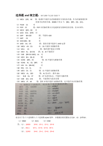 苏州大学2015汇编期末考试资料