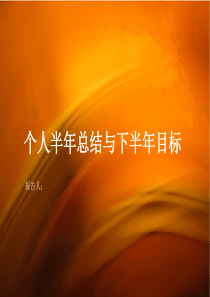 个人总结-PPT模板