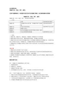 细胞的分化衰老凋亡癌变(高中生物)
