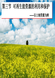 《可再生资源的利用与保护》课件ppt汇总.