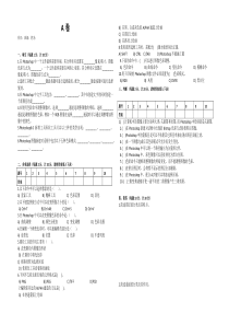 photoshop试题AB卷及答案