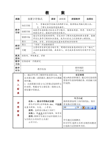 设置字符格式教案
