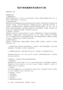 诊疗方案Word文档