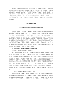我国小型农田水利设施建设困境与对策