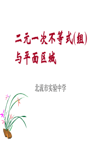 3.3.1二元一次不等式(组)与平面区域公开课