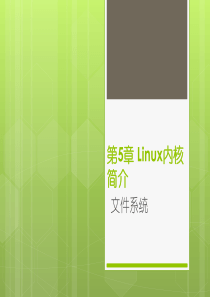 第五章文件系统.