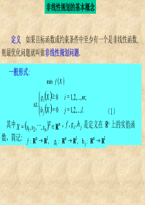 第五讲非线性规划