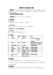 萧县新店开业方案