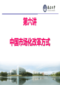 第六讲中国市场化的改革方式.