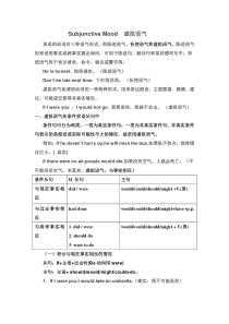 虚拟语气用法学案MicrosoftWord文档