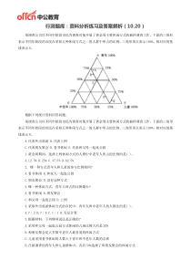 行测题库资料分析练习及答案解析(10.20)