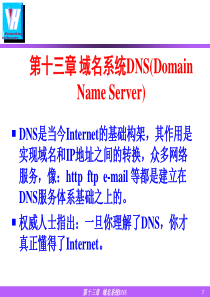DNS协议与实现--刘金宝