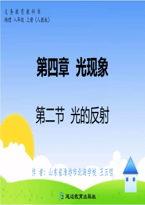 第四章光现象第二节光的反射.