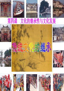 第四课文化的继承性与文化发展综合.