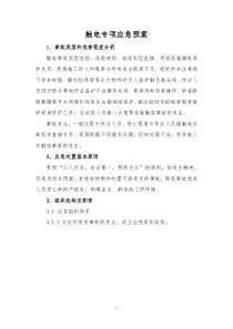 触电专项应急预案