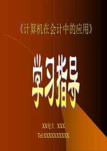 计算机在会计中的应用