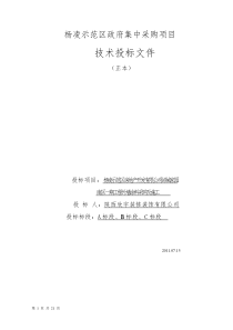 装修装饰工程技术标