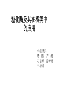 糖化酶及其在酒类中的应用.