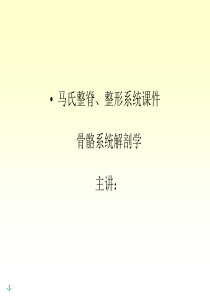 系统解剖学-脊神经.