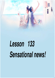 新概念英语-第一册-第133-134