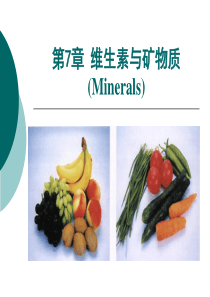 食品化学-第7章-矿物质