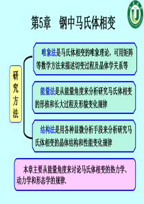 第5章钢中马氏体相变(3学时).