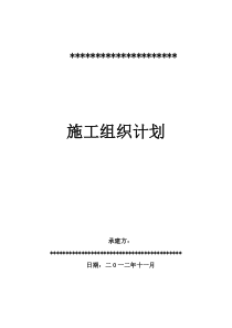 视频三期施工组织方案