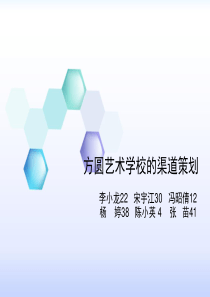 艺术培训学校渠道策划案