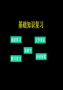 苏教版七年级下基础知识复习课件