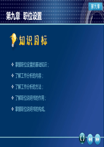 第九章第九章职位设置