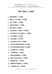 路桥工程施工工艺框图