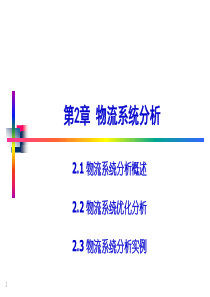 第二章物流系统分析.
