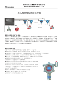 苯乙烯浓度检测解决方案
