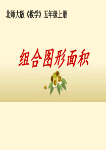 北师大版五年级数学上册《组合图形的面积-11》PPT课件
